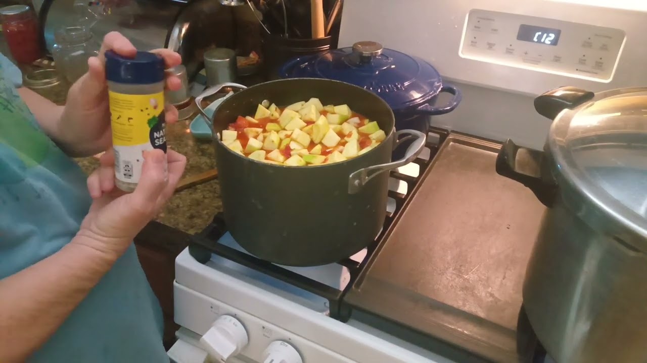 Canning Zucchini Squash and Tomatoes with Onions