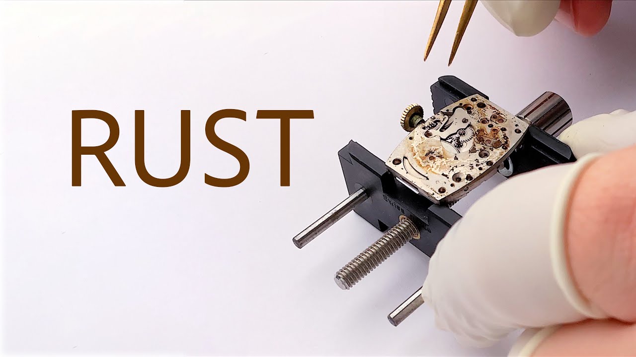 Rusted & busted vintage Hamilton wristwatch with a beautiful 19-jewel 982 movement