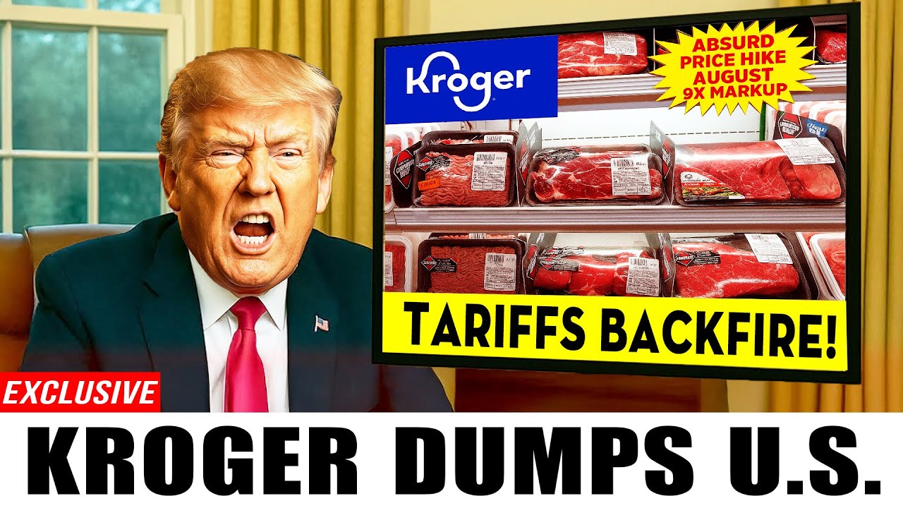 Trump FURIOUS as KROGER Doubles Prices on 5 Food Items &mdash; Here&rsquo;s How Kroger Hits Back Tariffs