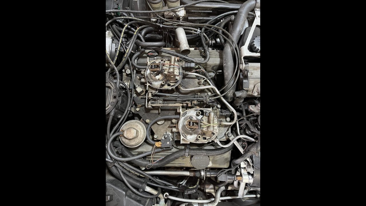 GM's Crossfire intake removal 1984 Corvette