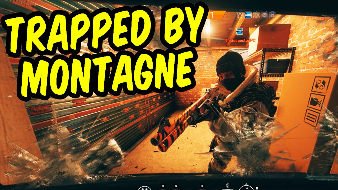 Trapped by Montagne - Rainbow Six Siege Funny Moments & Epic Stuff