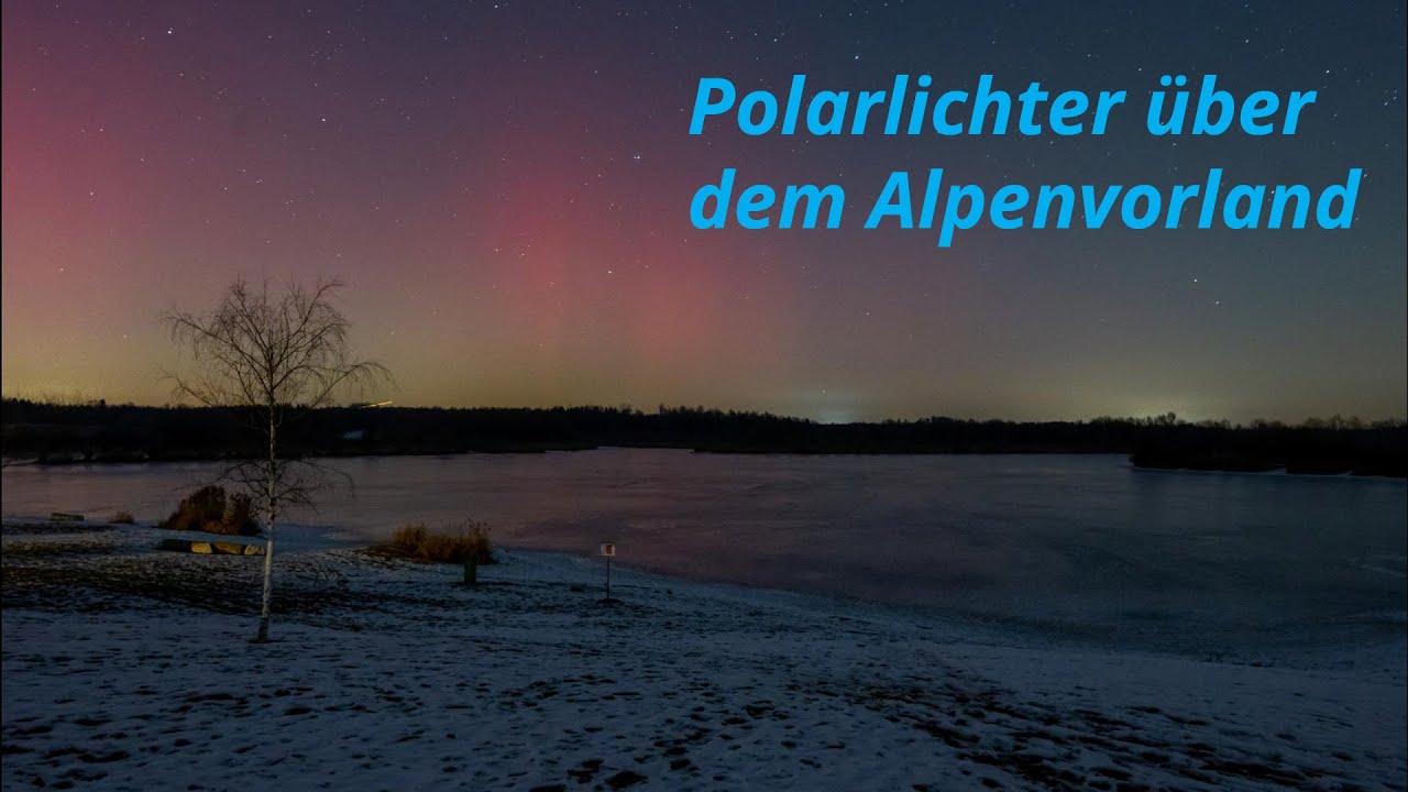 Hunting the Lights: Polarlichter über dem Alpenvorland