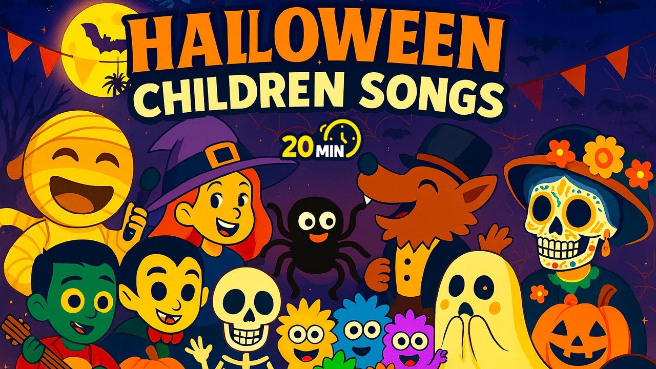 🎃 Halloween Children Songs 👻🕷️ Musical Party | My Story Time Songs 🌙✨