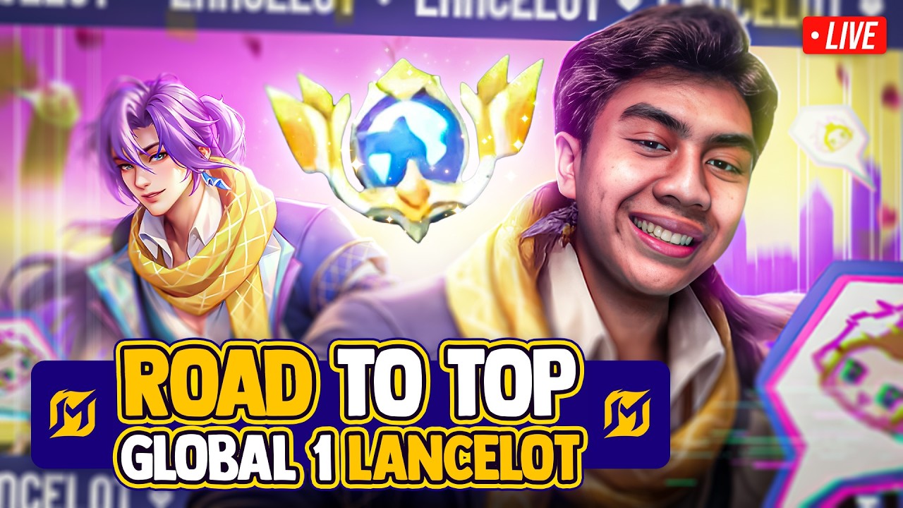 (LIVE) PUSH TOP GLOBAL 1 LANCELOT ! - NEW SKIN LANCELOT VALENTINE