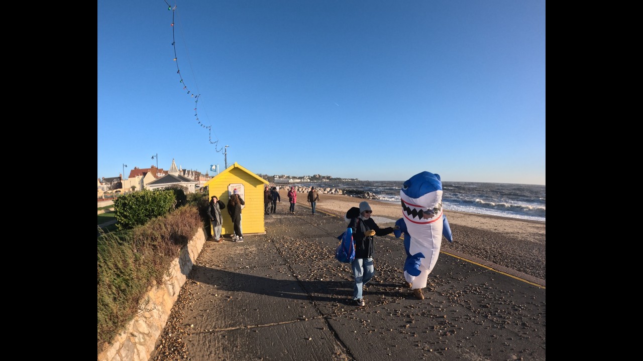 Felixstowe Promenade Christmas Day 2025