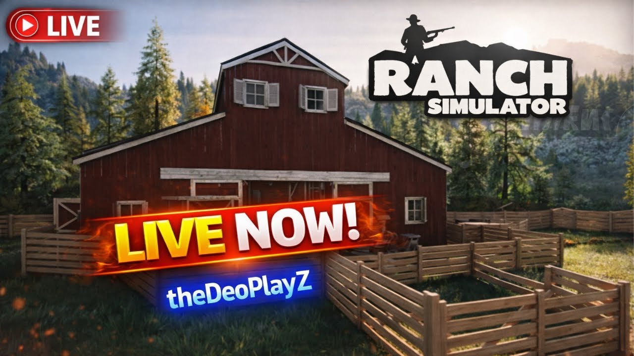 🔴 LIVE Ranch Simulator | Building Our Dream Ranch! 🌾🔥