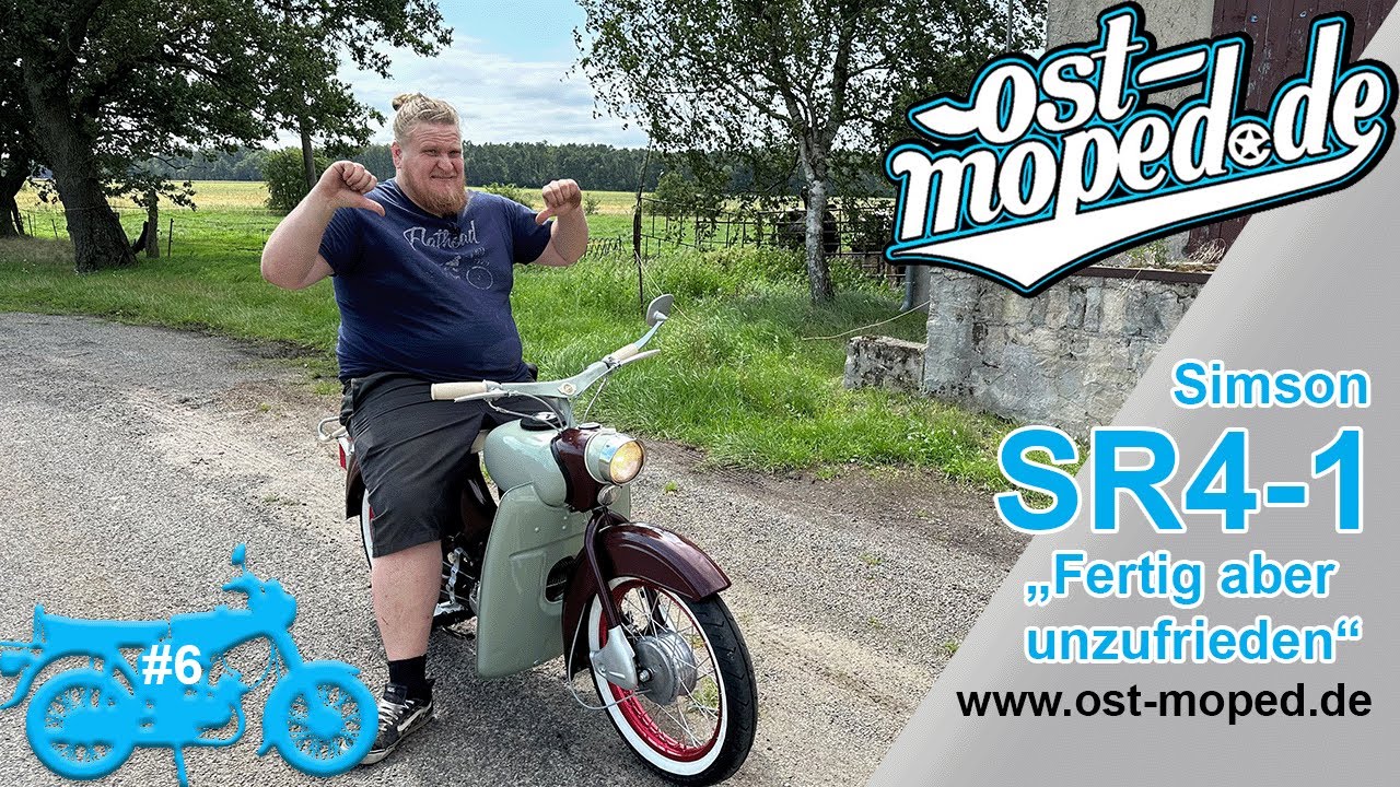 Simson Spatz SR4-1 | Folge 6 | Fertig, naja nicht so ganz.....