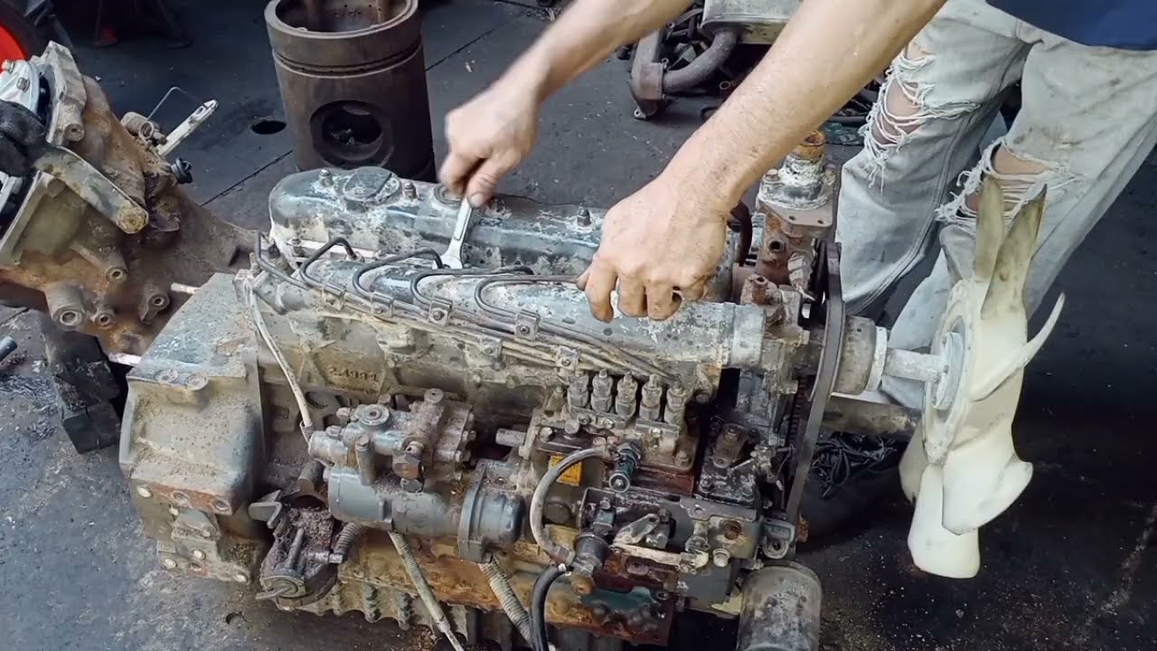 5 cylinder Engine start up Kubota F2503 for GL470