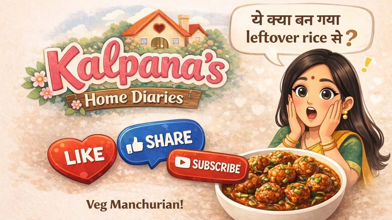 Kya Leftover Rice Se Veg Manchurian Ban Sakti hai??🥦🧆