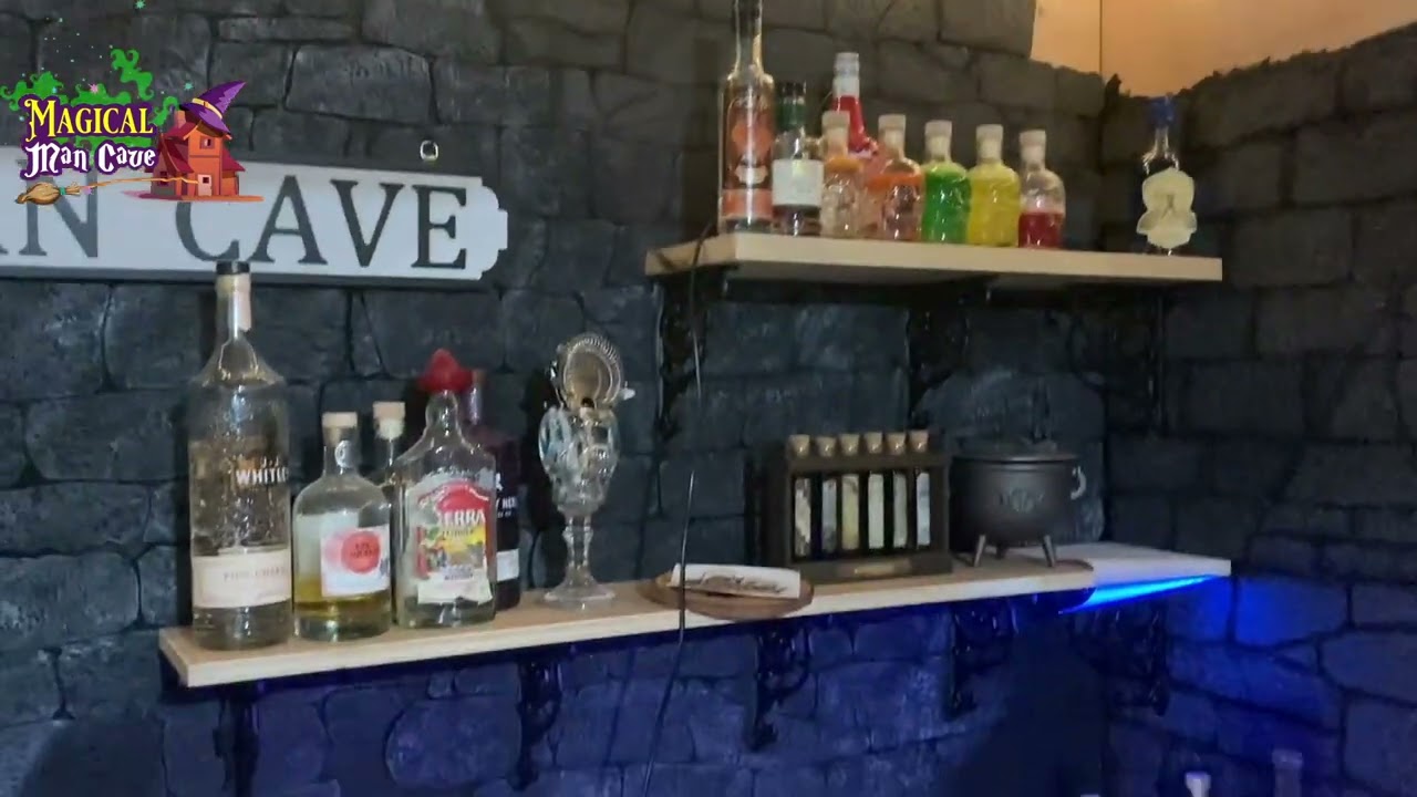 The latest (somewhat messy) tour of my magical man cave's progress