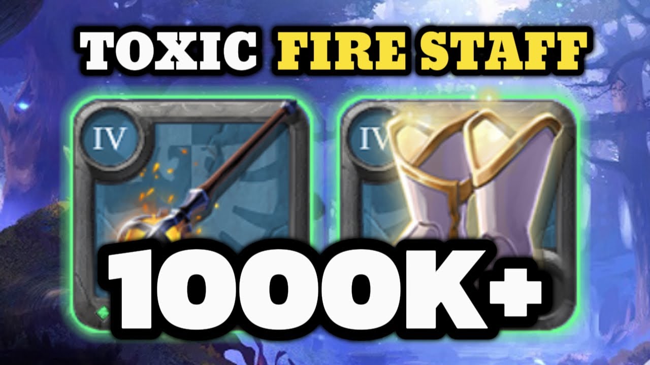 Toxic Fire Staff | Albion Online