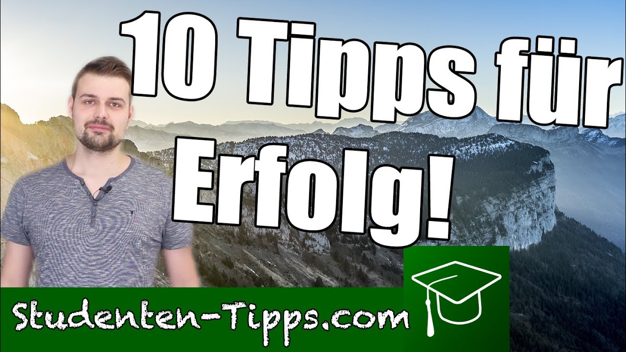 Erstsemester aufgepasst! 10 Tipps zum erfolgreichen Studium - Mein Erfolgsrezept! - StudentenTipps