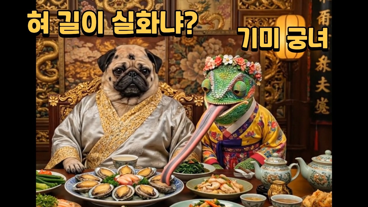 ep.23+24  용궁의 봄동 비빔밥                                 #asmr #강아지 #고양이 #웃긴 영상 # funny #코미디 #개그