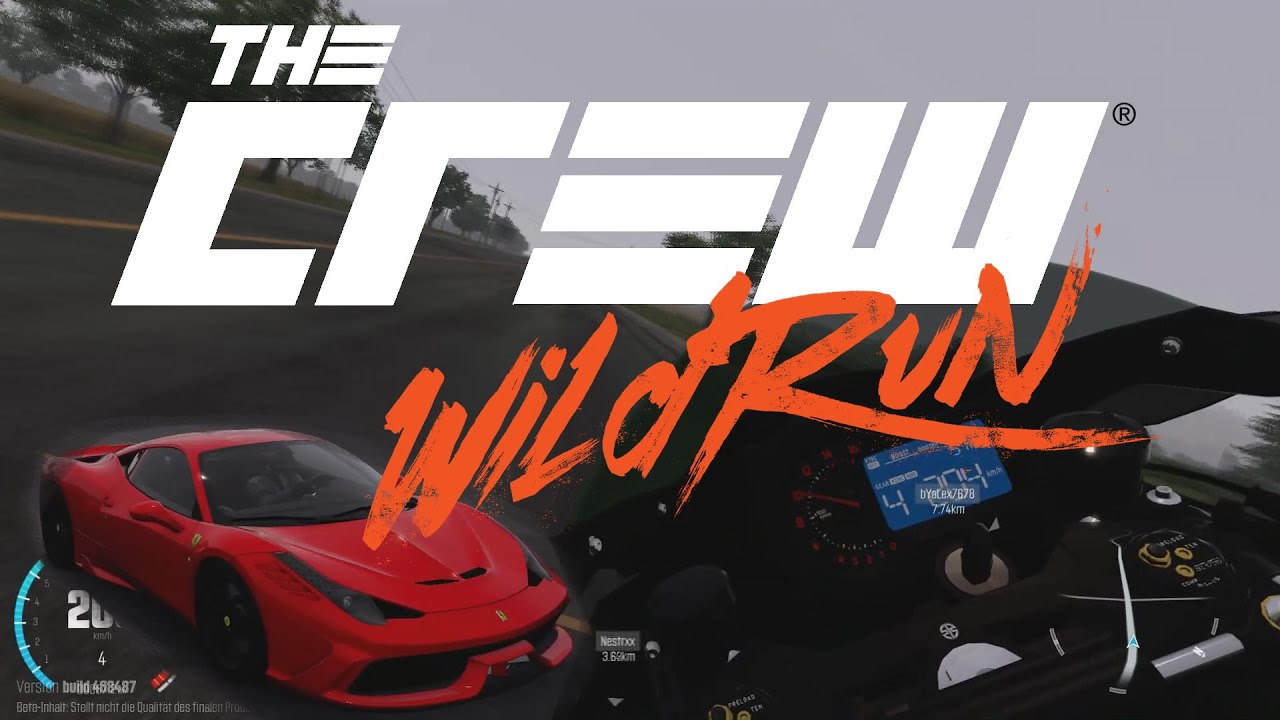The Crew - Wild Run BETA GAMEPLAY | Ninja H2R & 458 Speciale [1080P]