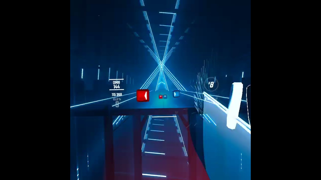 Beat Saber Hell: "Cycle Hit" Fast Speed Until I Full Combo