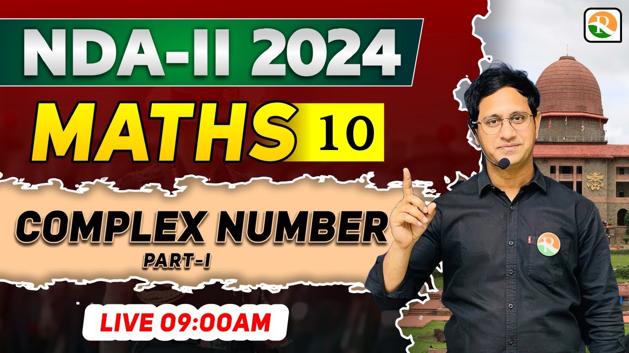 Complex Number -1 for NDA | NDA Maths online Classes | NDA Maths Class 2024 | NDA Maths | RS SIR