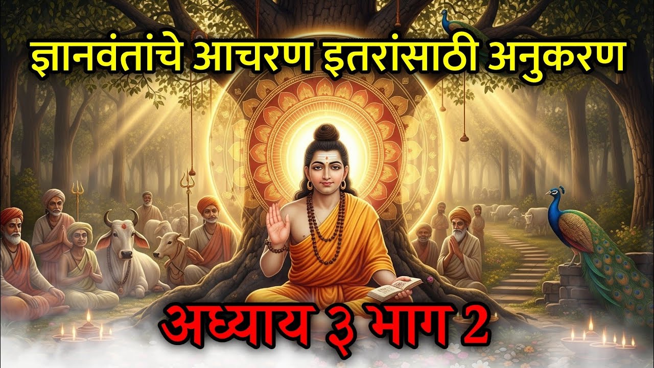 ज्ञानवंतांचे आचरण इतरांसाठी अनुकरण...!!