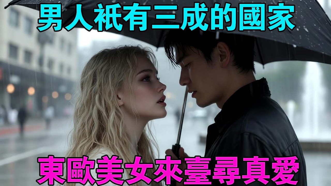 東歐女生說台灣男人才是真的，她一個人飛來台灣找對象，結果在雨夜機場外遇見了改變她一生的人