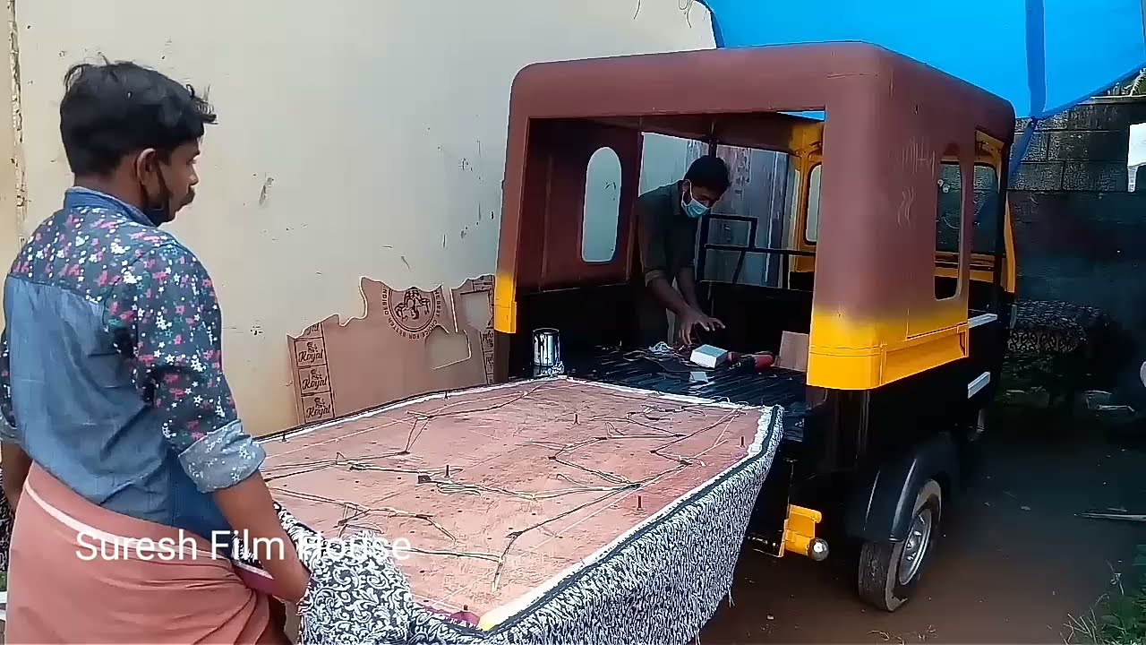 Piaggio Ape upholstery work in Kerala part 2