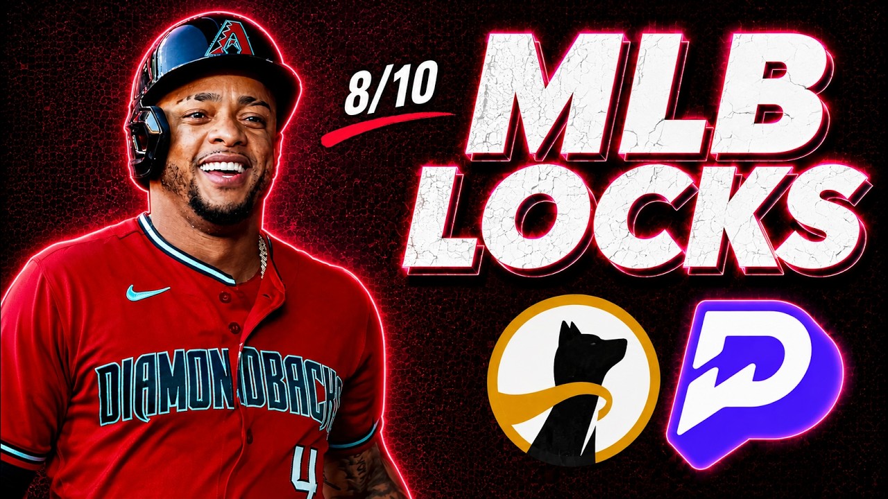 PRIZEPICKS MLB MONDAY 8/10/26 - FREE PICKS!!!  (5X PAYOUT!!!) - BEST PLAYER PROPS - MLB TODAY