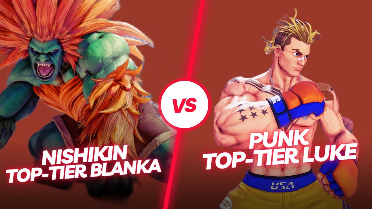 SFV CE ▰ Nishikin (Blanka) vs Punk (Luke) ▰ Street Fighter 5 Top Tier Gameplay