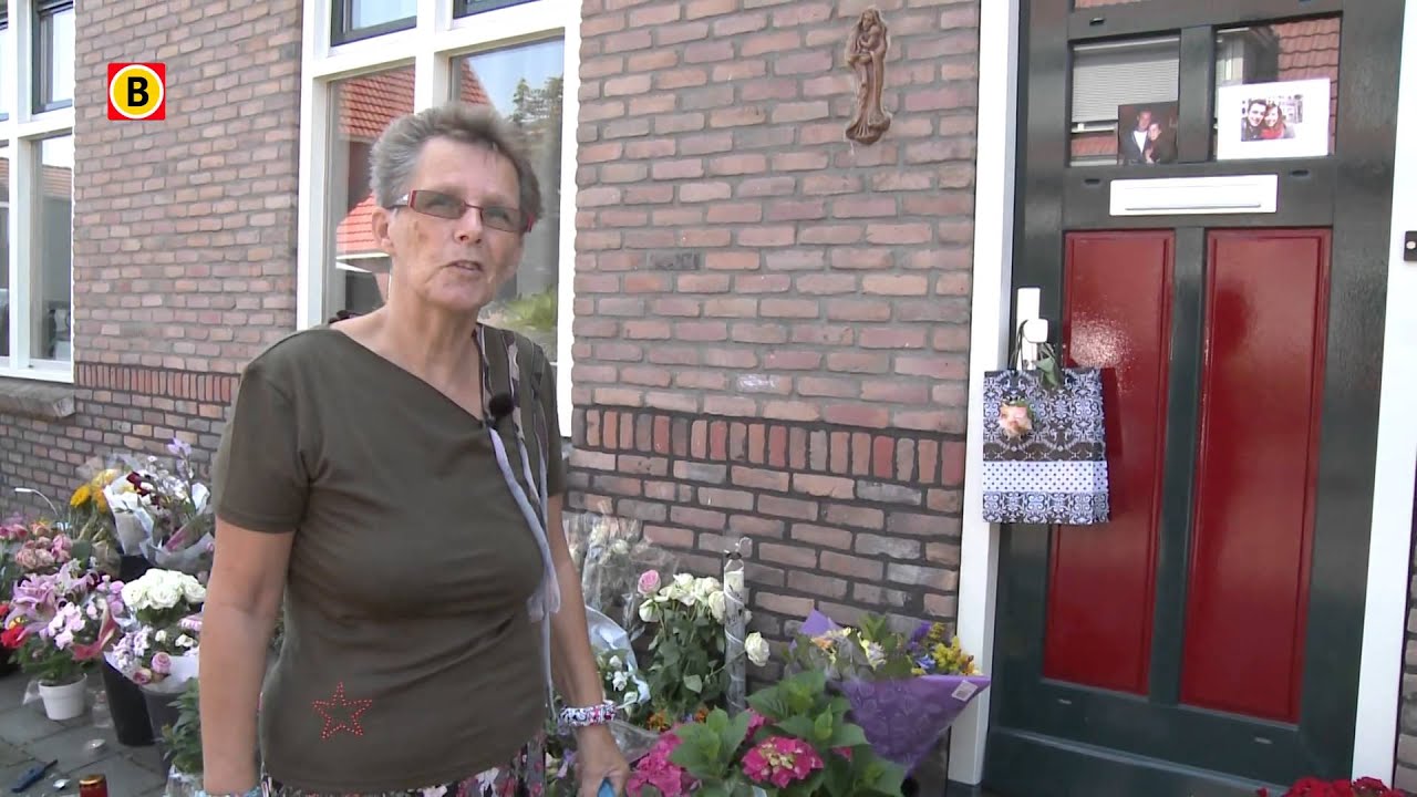 Overbuurvrouw Thea van Berkel onfermt zich over bloemenzee voor stel dat omkwam bij rampvlucht