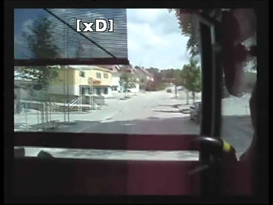 Buss genom Bollebygd 2007