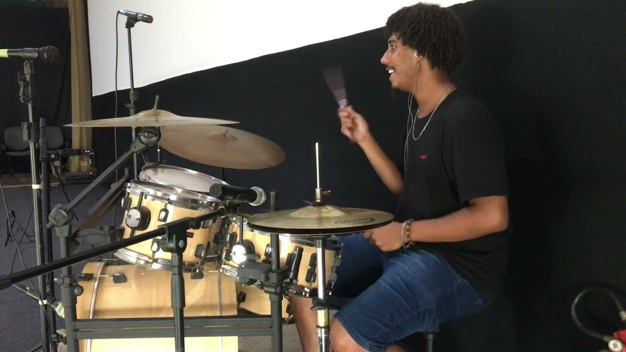 Gravando batera na música da igreja  | GRAVANDO NA IGREJA Ep. 3