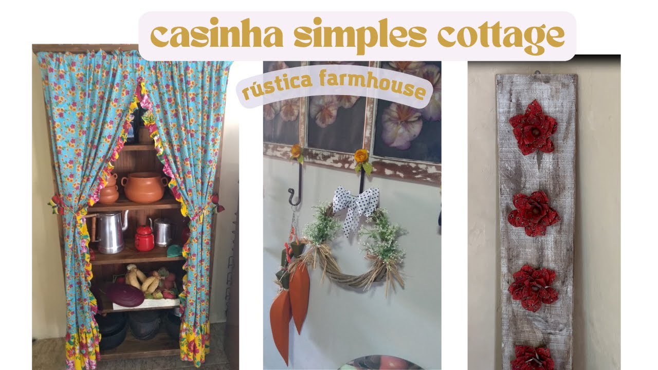 DECORAÇÃO RÚSTICA e ARTESANATO  da casa da Bete e como fazer flor de lata rústica