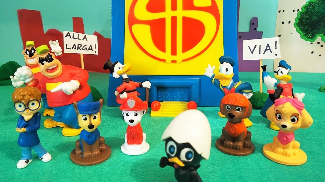 PAW PATROL 🐶 CALIMERO 🐣 E SIMON 🐿️ - Il deposito di Zio Paperone | Paperinik in azione!!