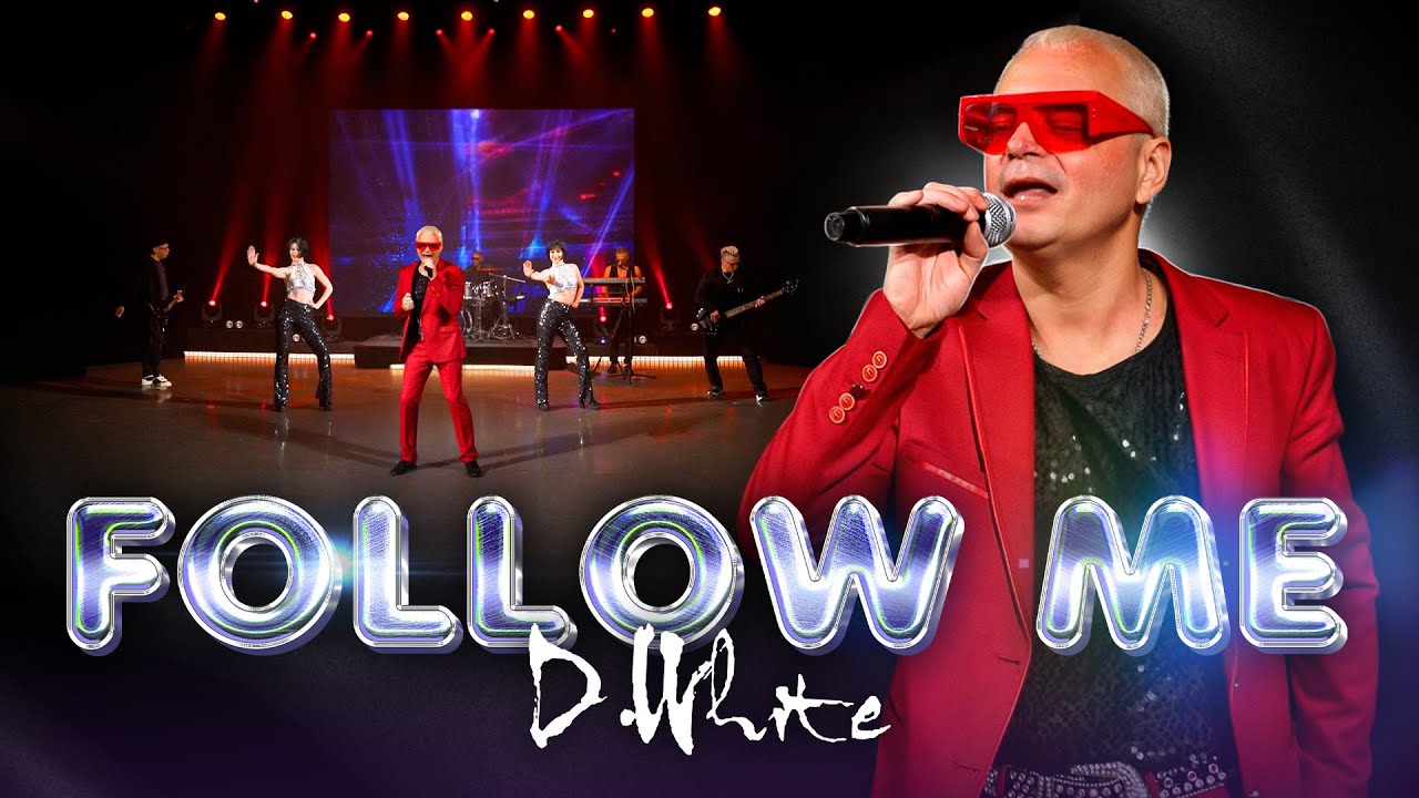 D.White - Follow Me (Dream Piano, Concert video 2025). NEW Italo Disco, Euro Disco, Music 80s-90s