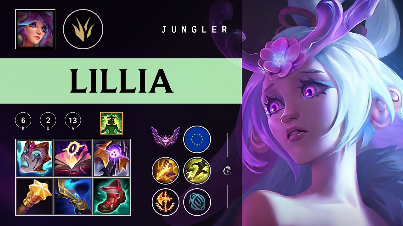 Lillia Jungle vs Ekko - EUW Master Patch 26.02