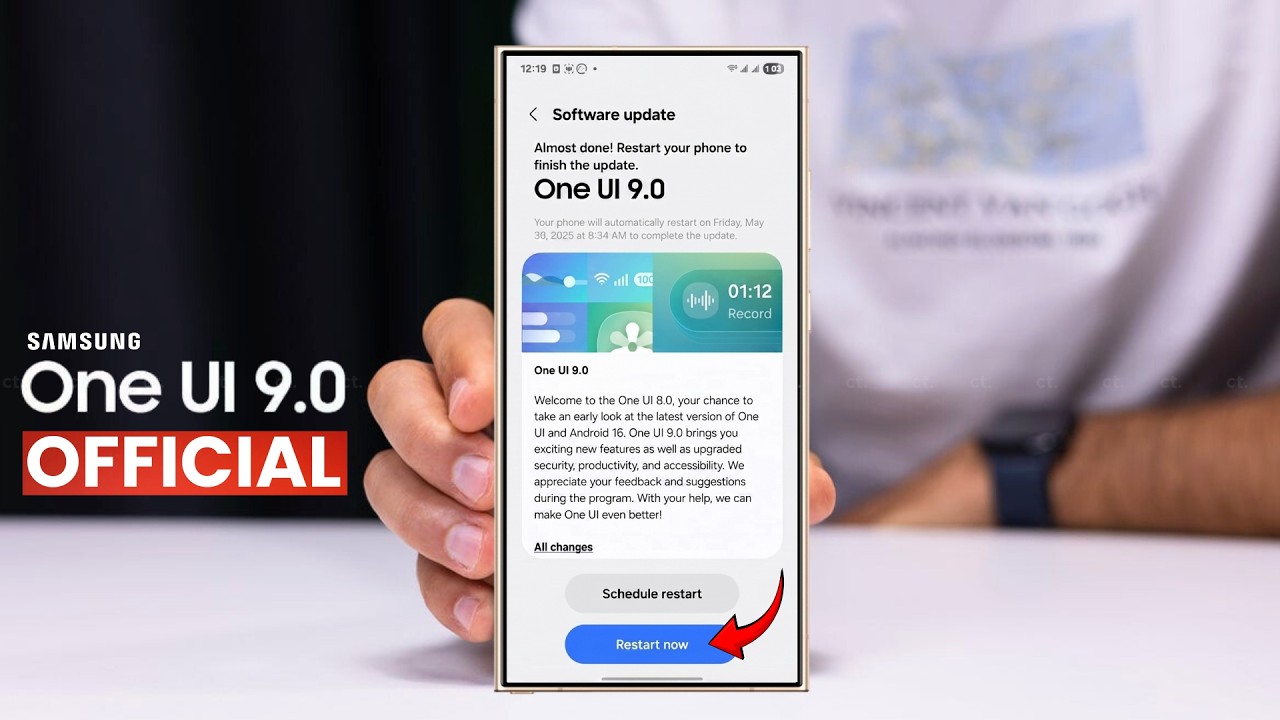 Samsung One UI 9.0 &mdash; ОФИЦИАЛЬНАЯ ДАТА ВЫХОДА!
