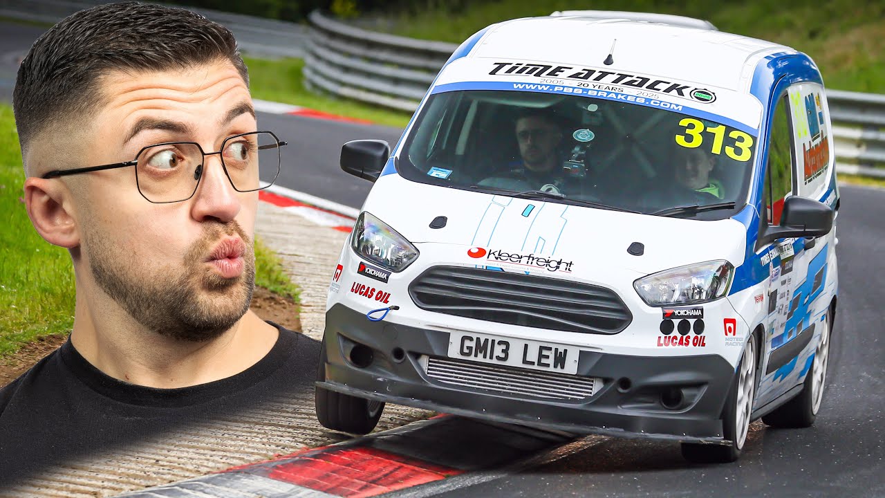 FULL SEND in Crazy Tuned Ford Transit Racecar! // N&uuml;rburgring