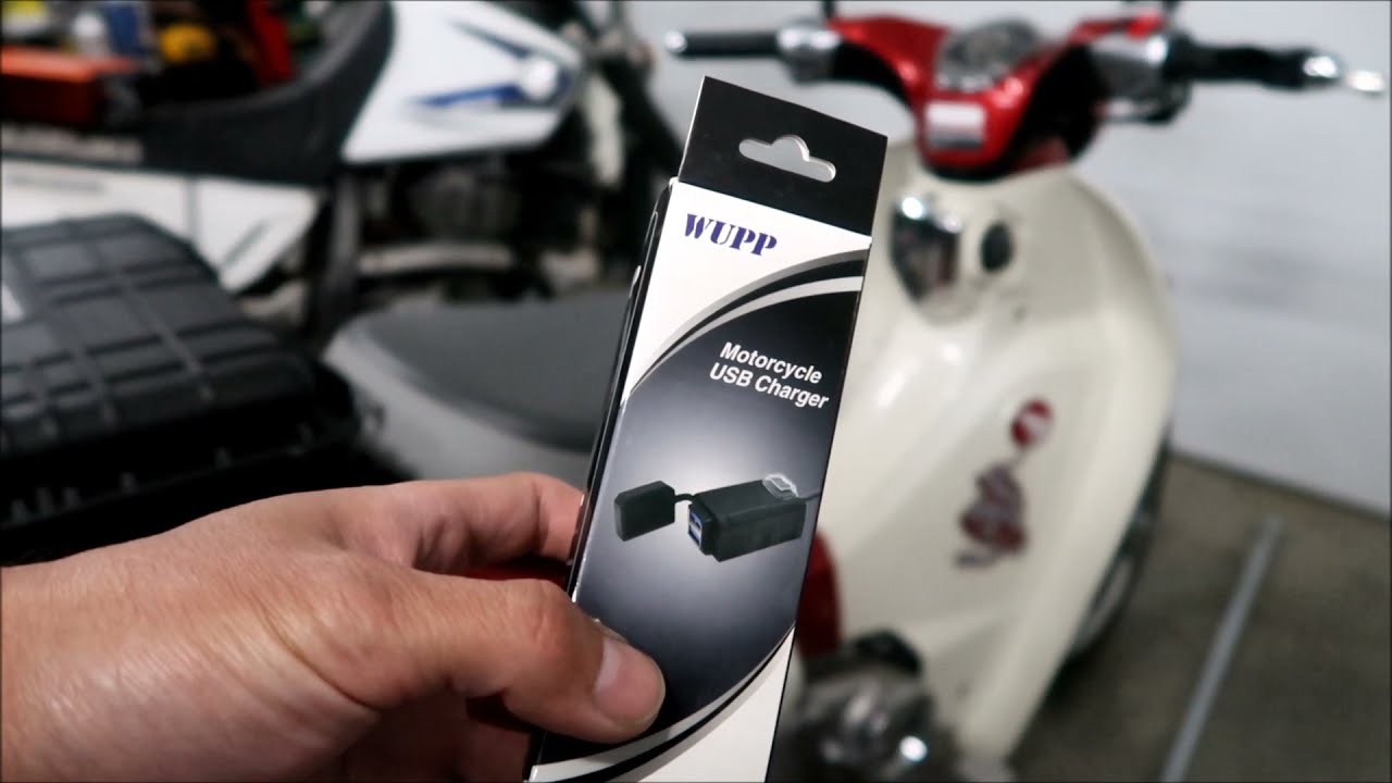 Super Cub WUPP USB Charger Install Part 1 - Intro + Mounting