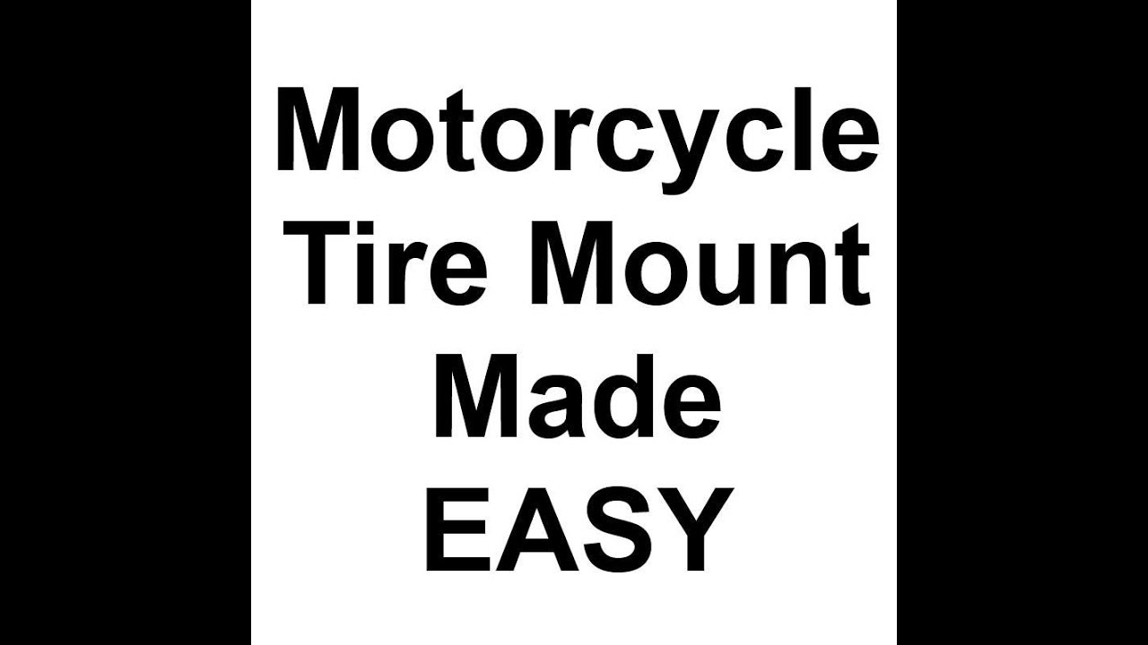Motorcycle Tire Mounting with MotoZipp Zip Ties