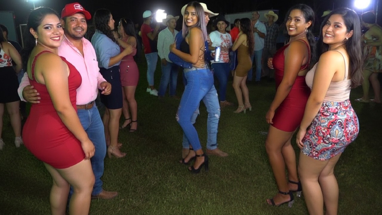 Se solto el potrero y se puso bueno el baile--Jalate primo pa bailar abrazaditos con las chicas