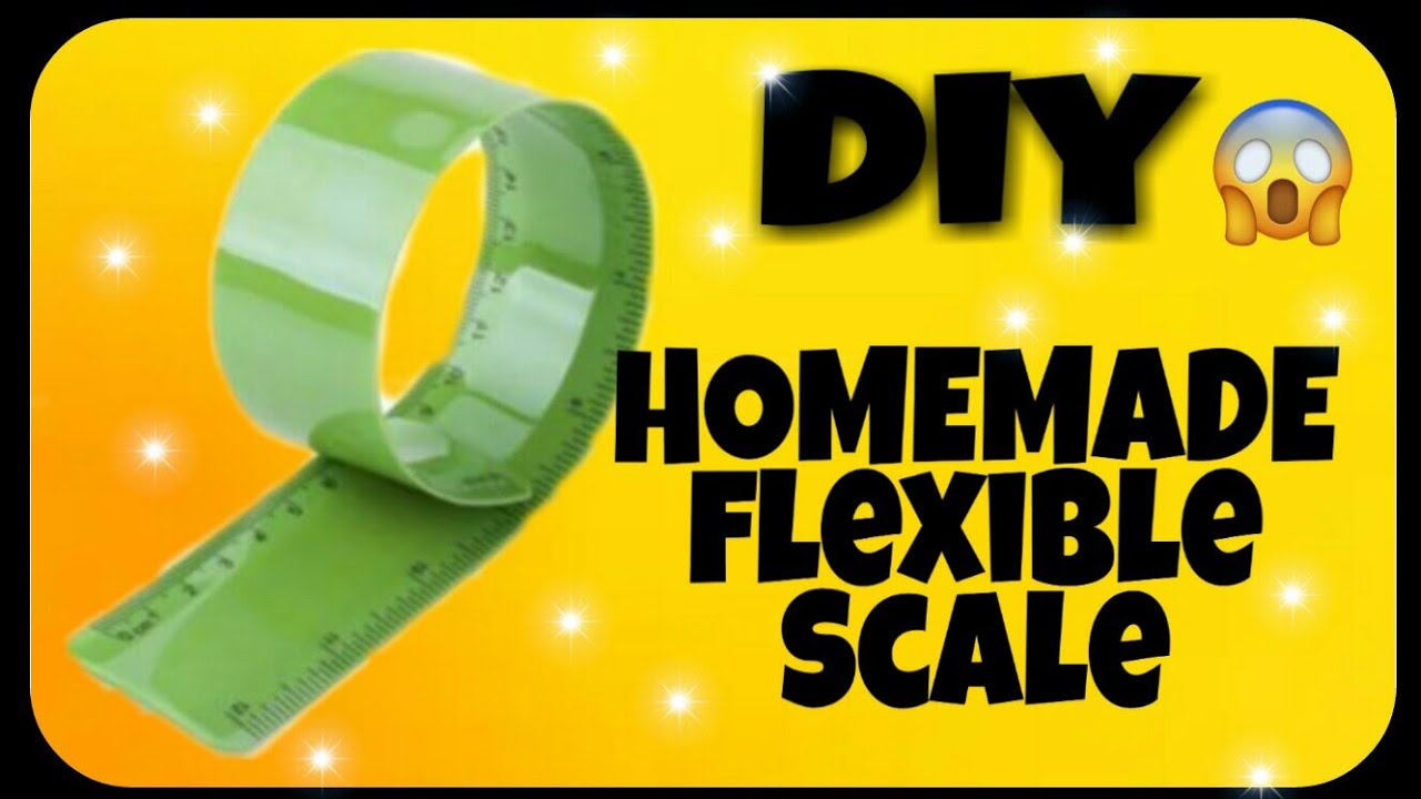 How to make flexible scale at home easy || H&H DIY || DIY