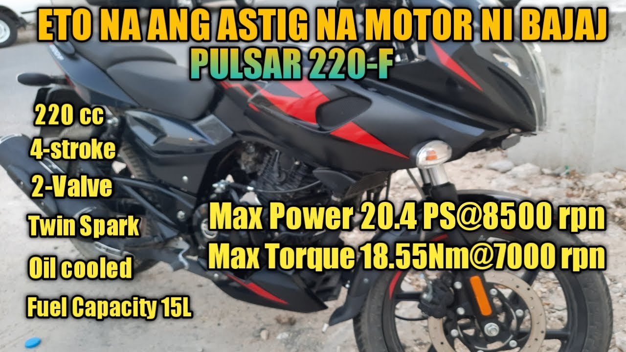 NEW BAJAJ PULSAR 220-F MOTORCYCLE 220 cc TWIN SPARK OMG