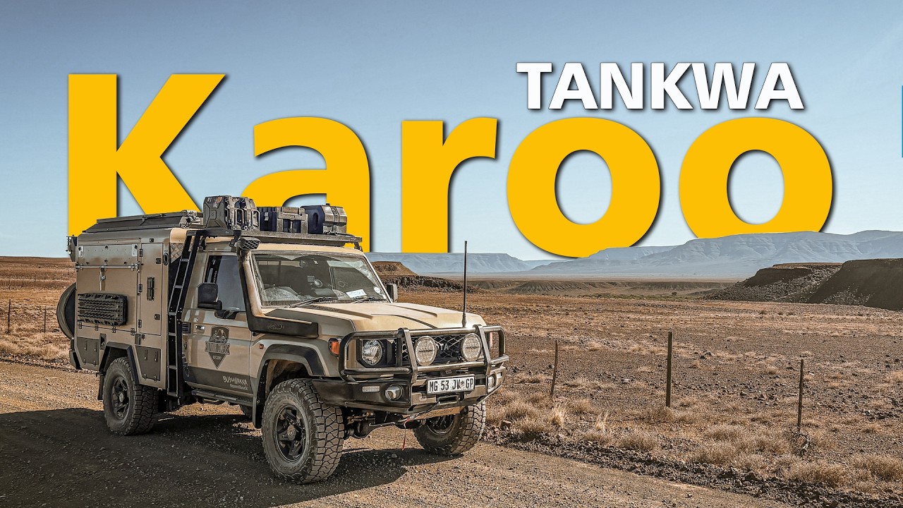 We camp in the Tankwa Karoo with the new Land Crusier 2.8 Kamelback