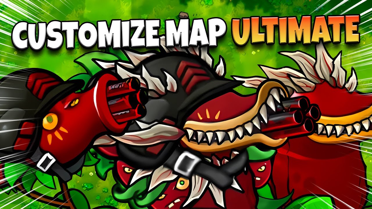 Plants vs Zombies RH FUSION - CUSTOMIZE MAP ULTIMATE PLANTS