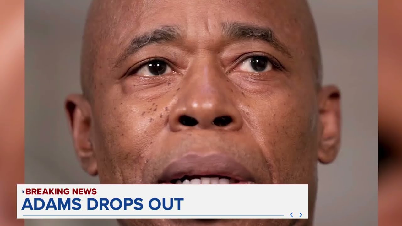 Eric Adams drops out of New York City mayoral race