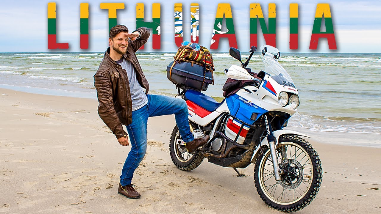 I Didn't Know LITHUANIA Was Like This.. (Motorcycle Trip Lietuva, Amber in Klaipėda)