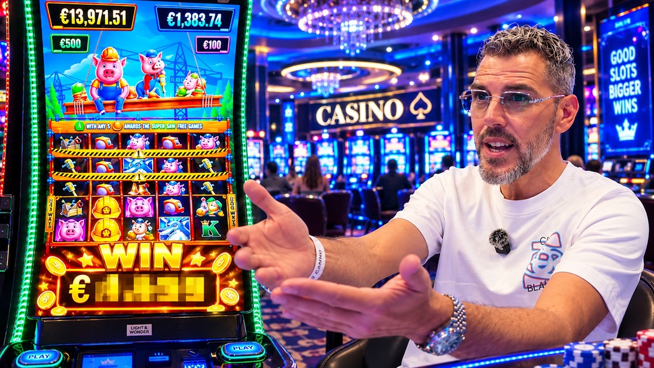 PREMI&Egrave;RE FOIS QUE JE JOUE &Agrave; HUFF N' PUFF HIGHRISE AU CASINO IRL !
