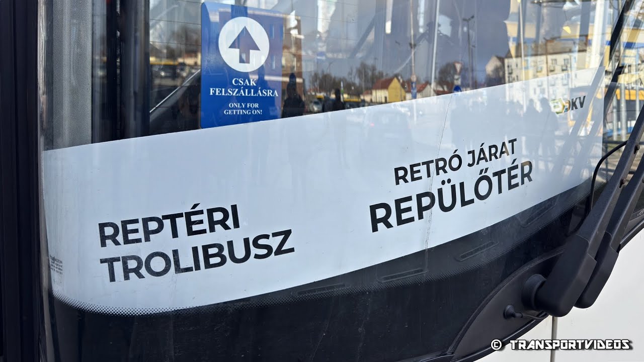 (Megszűnt) reptéri trolibuszjárat, Debrecen | Nagyállomás - Repülőtér