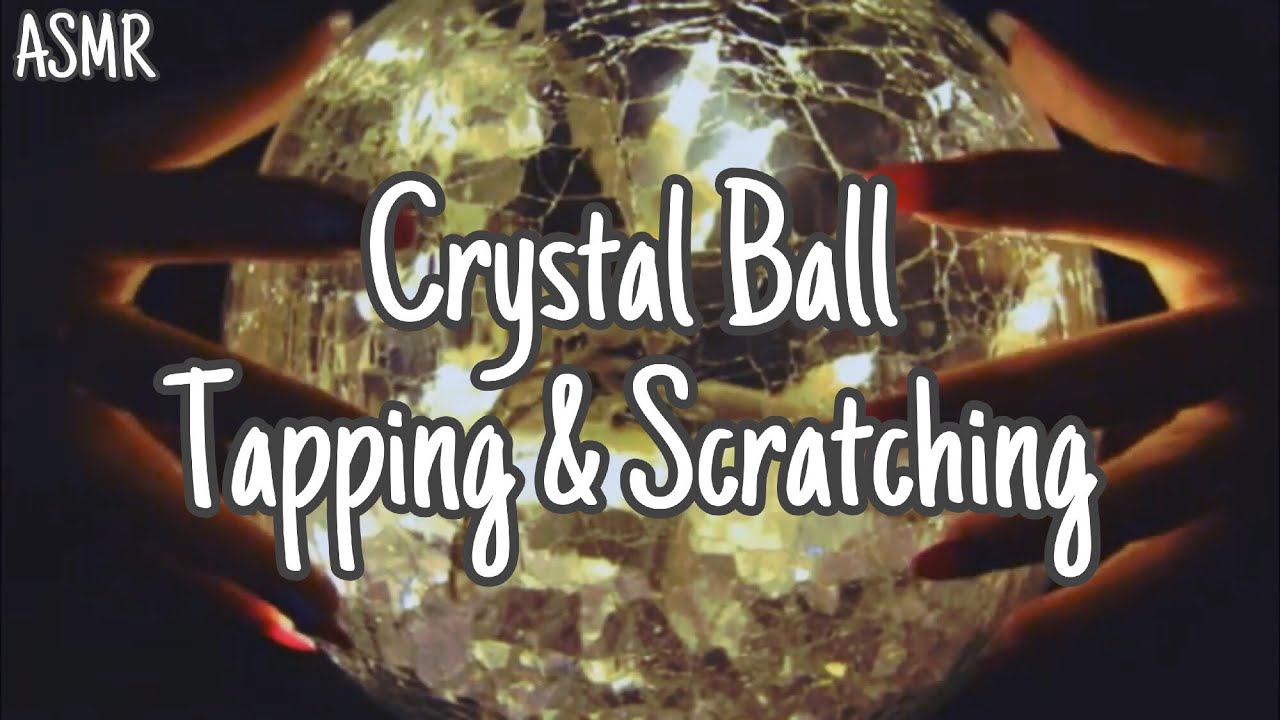 Crystal Ball ASMR (Tapping, Scratching, Brief Cat Purrs, No Talking)
