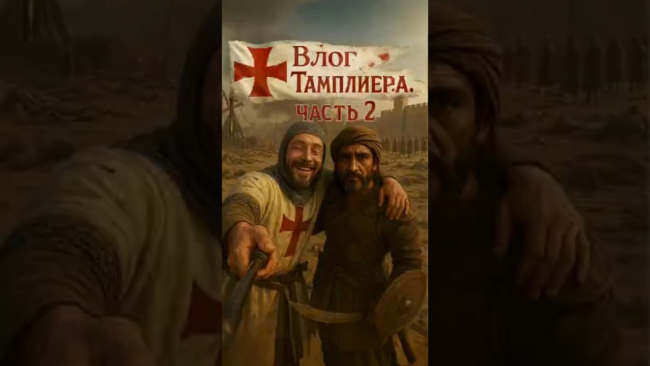 Если бы у тамплиера был iPhone. Влог из 1191 года (ч2) #кино #история #влог #ai