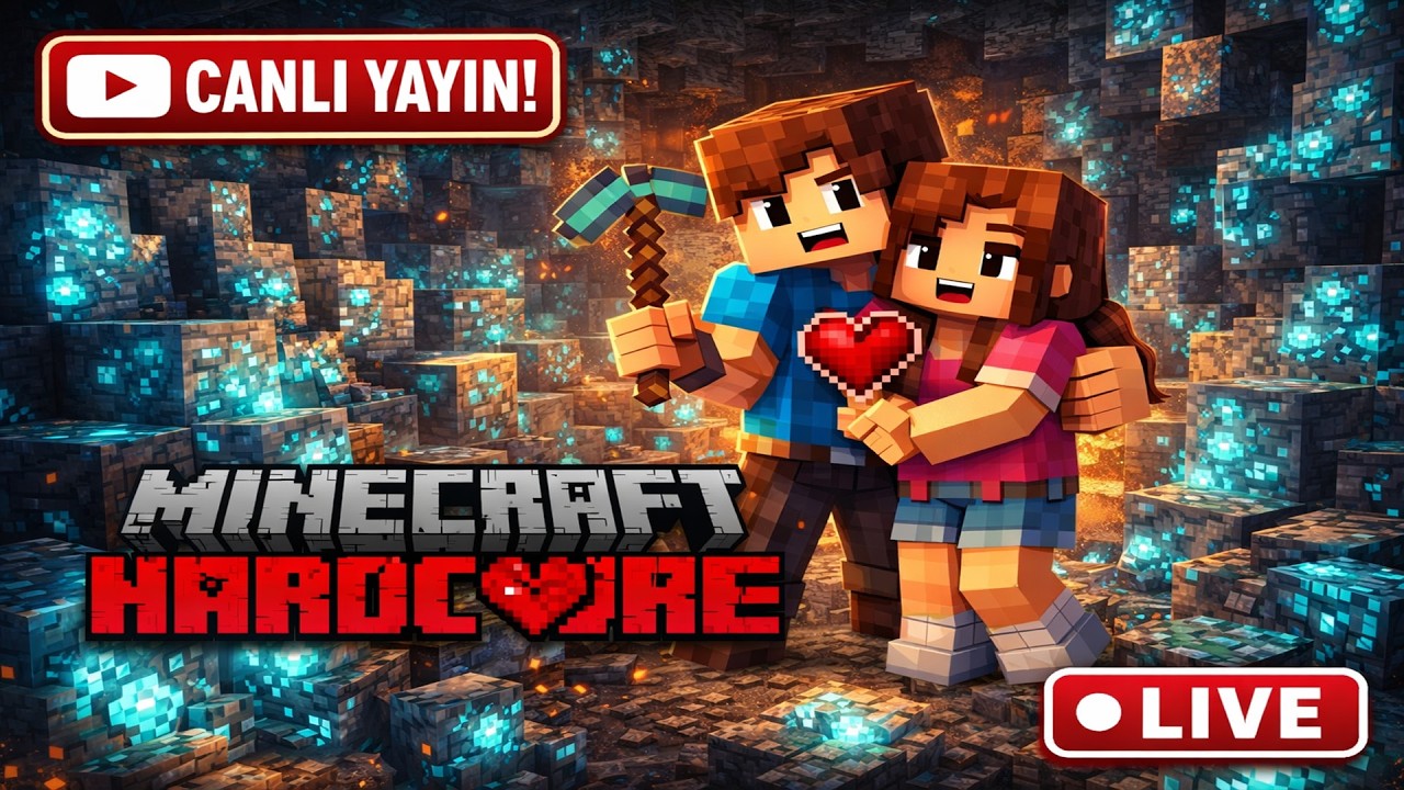 MİNECRAFT HARDCORE CANLI YAYIN 500 GÜN HAYATTA KALMAK PART 2