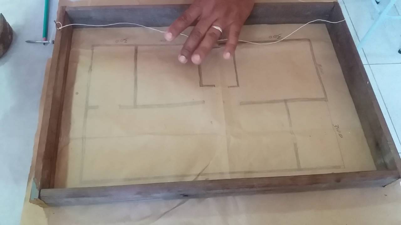 Como fazer o gabarito de uma obra passo a passo parte 01