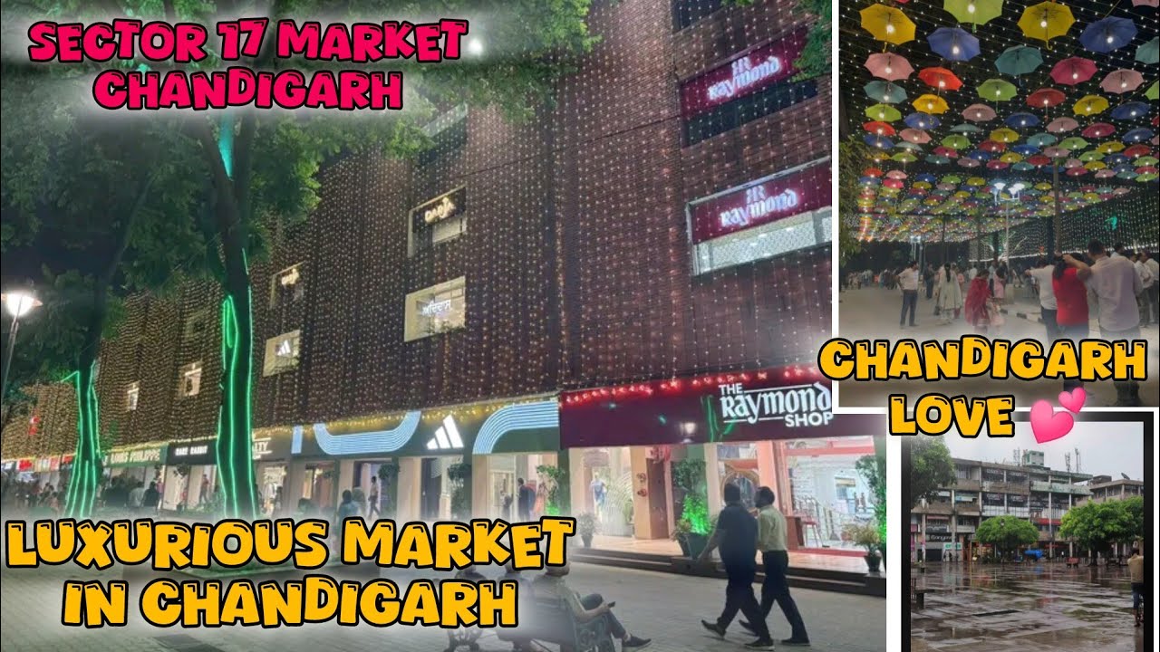 Sector 17 Chandigarh, Chandigarh Sector 17 Market || Branded Shop In Chandigarh Market Sector 17 ||